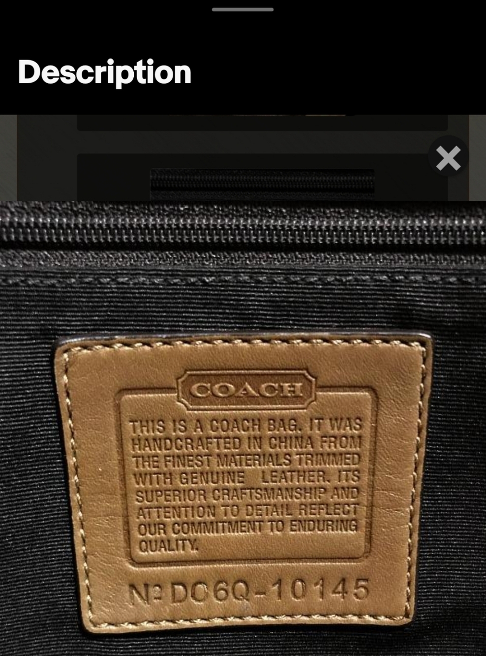 Special Edition Optic  & Coach Chelsea  Leather Bag - Tan Interior Accent - Picture 2 of 9